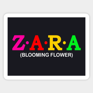 Zara  - blooming flower. Sticker